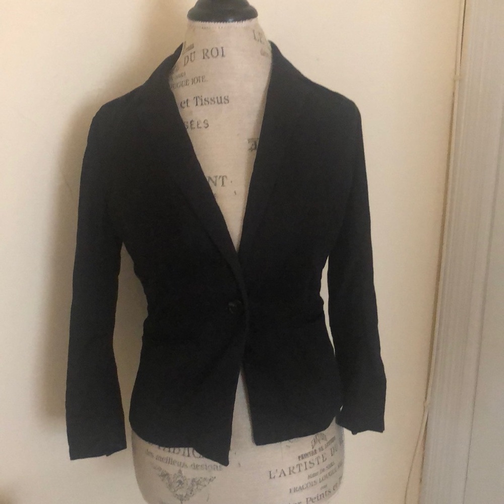 Blazer Linen, cotton, spandex Ann Taylor Loft